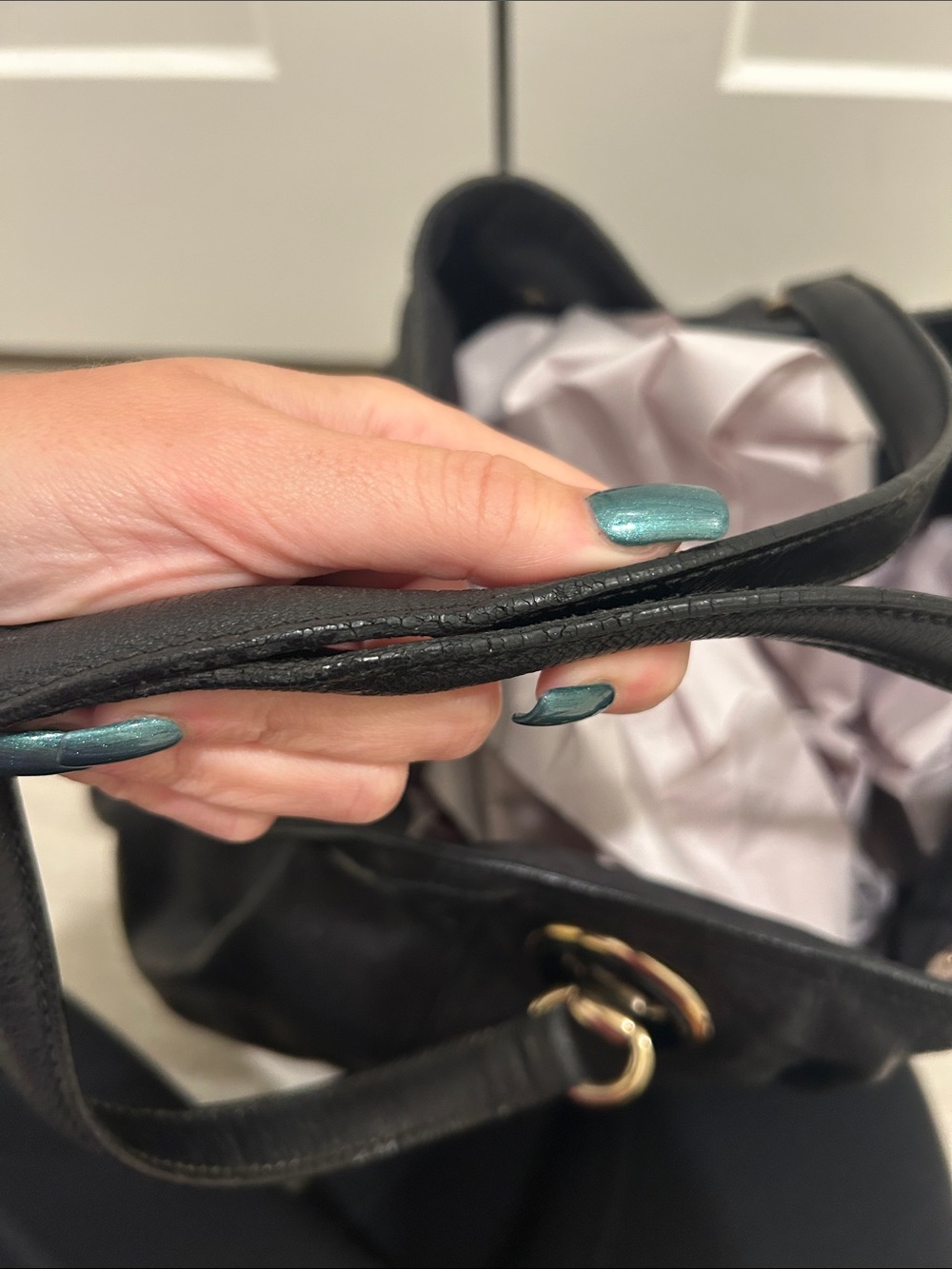 Gucci Full Moon Tote in Guccissima Leather - Picture 13 of 17